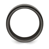 Edward Mirell Titanium Wedding Band with Laser Design Engravable 10mm